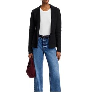 NWT SIX/FIFTY Paloma Black Knit Sweater Blazer, Size XS